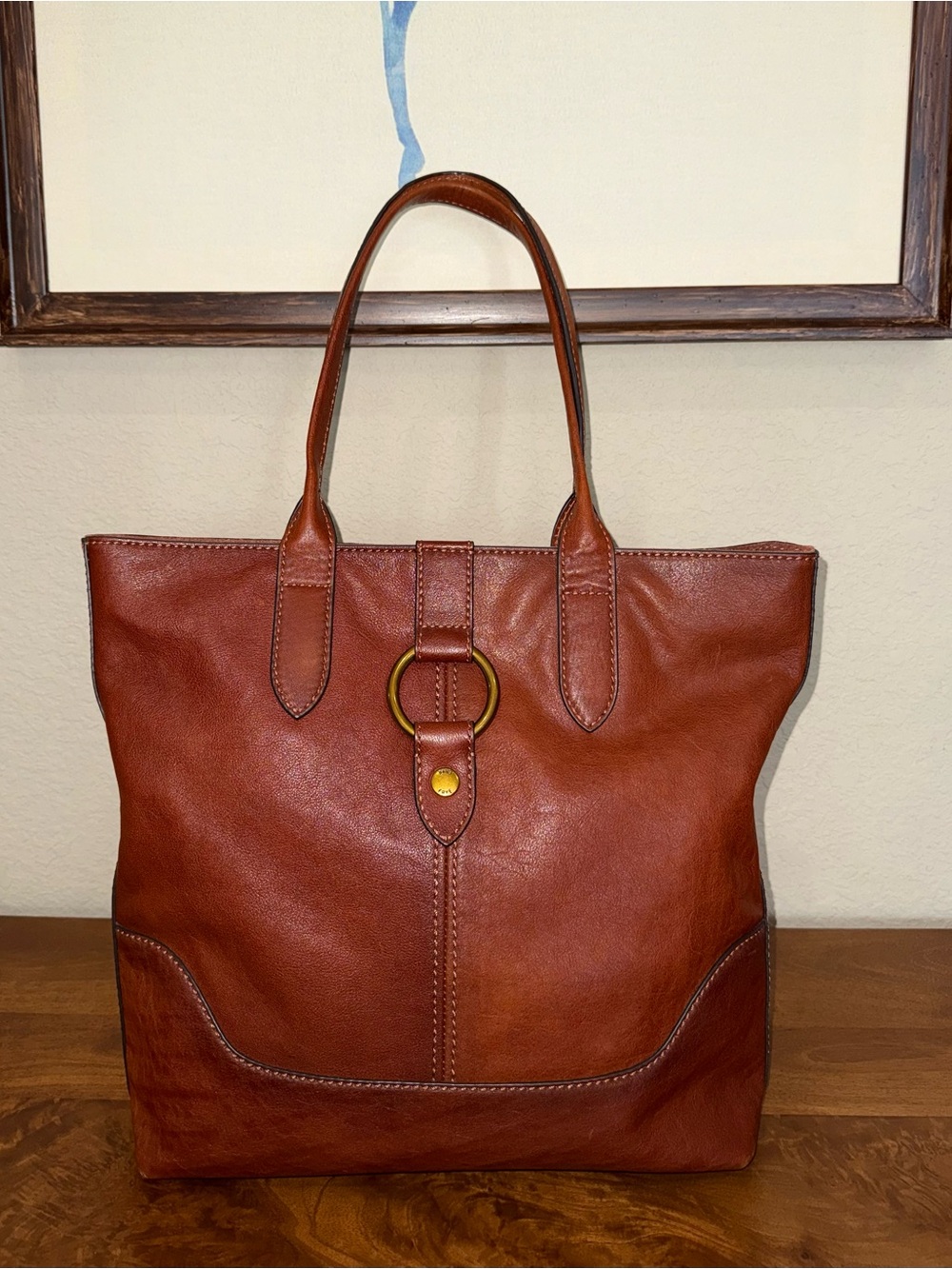 Frye Leather Ring Tote